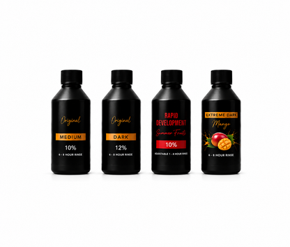 Professional Spray Tan Sample Pack  4  x 100ml