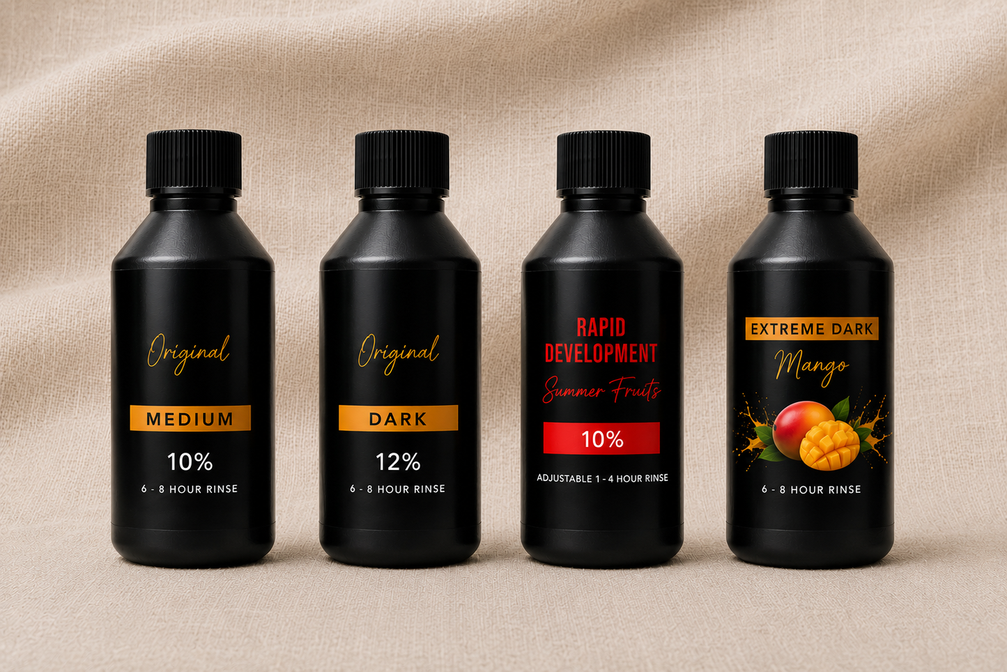 Professional Spray Tan Sample Pack  4  x 100ml