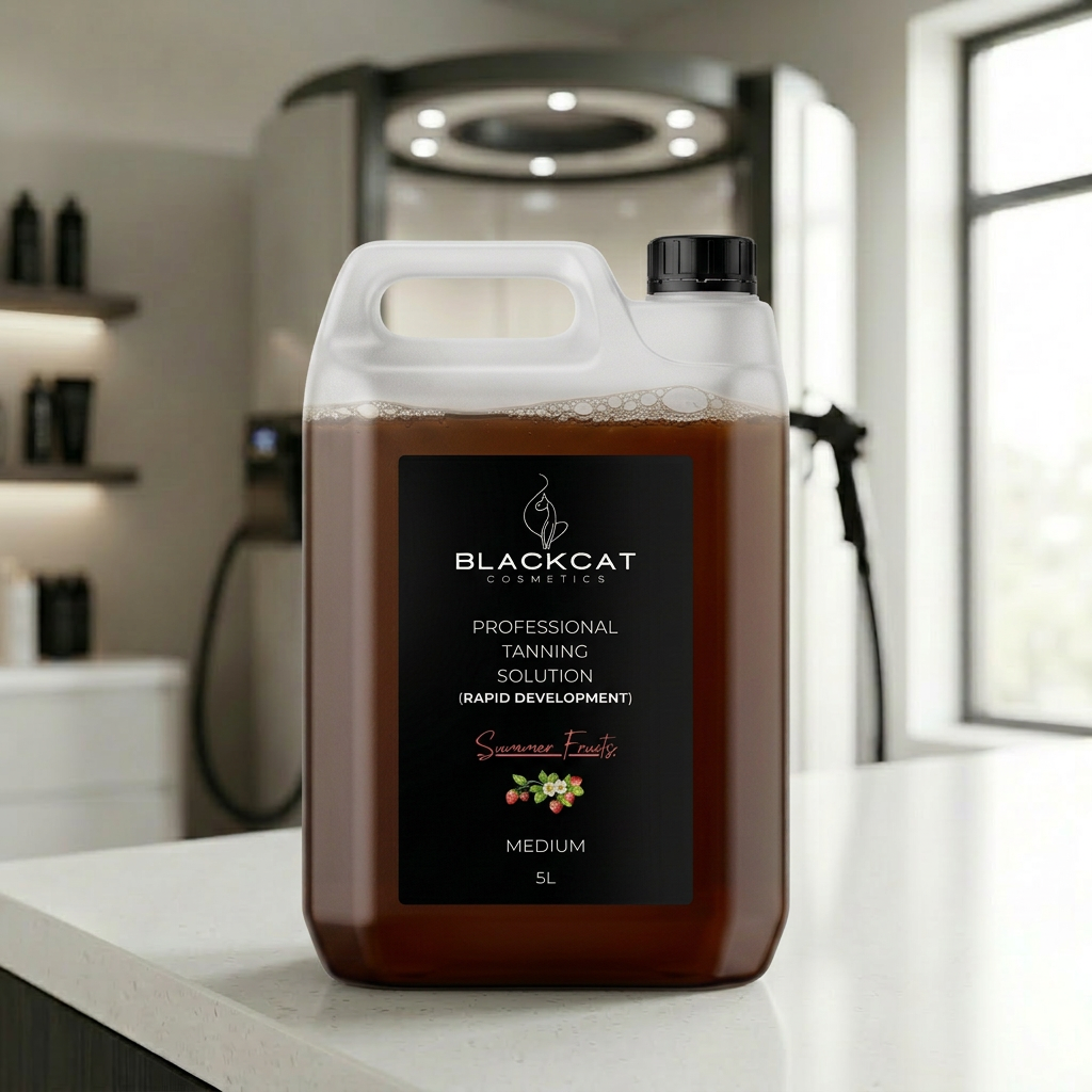 Professional dark spray tan solution 12% DHA 5L salon supply bottle