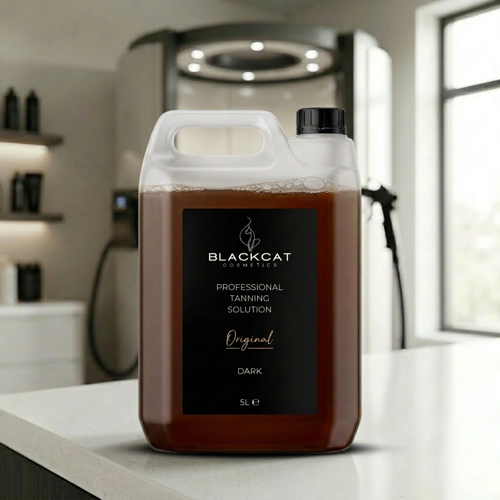 Professional dark spray tan solution 12% DHA 5L salon supply bottle